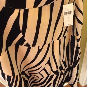 🎉 NWT!!  Blue/Tan Anthropologie Skirt 🎉